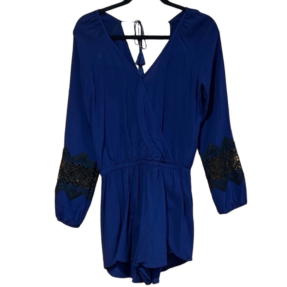 Express Blue Romper Women's Extra Small Size - Picture 2 of 9